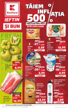 Ofertele Kaufland valabile de la 17.06.2026