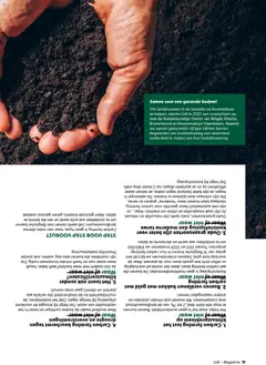 Lidl Duurzaamheidsmagazine - Voorbeeld van een folder van Lidl, geldig van 25.05.2026 | Pagina: 19 | Producten: Granen, Tarwe, Wortelen, Kunstmest