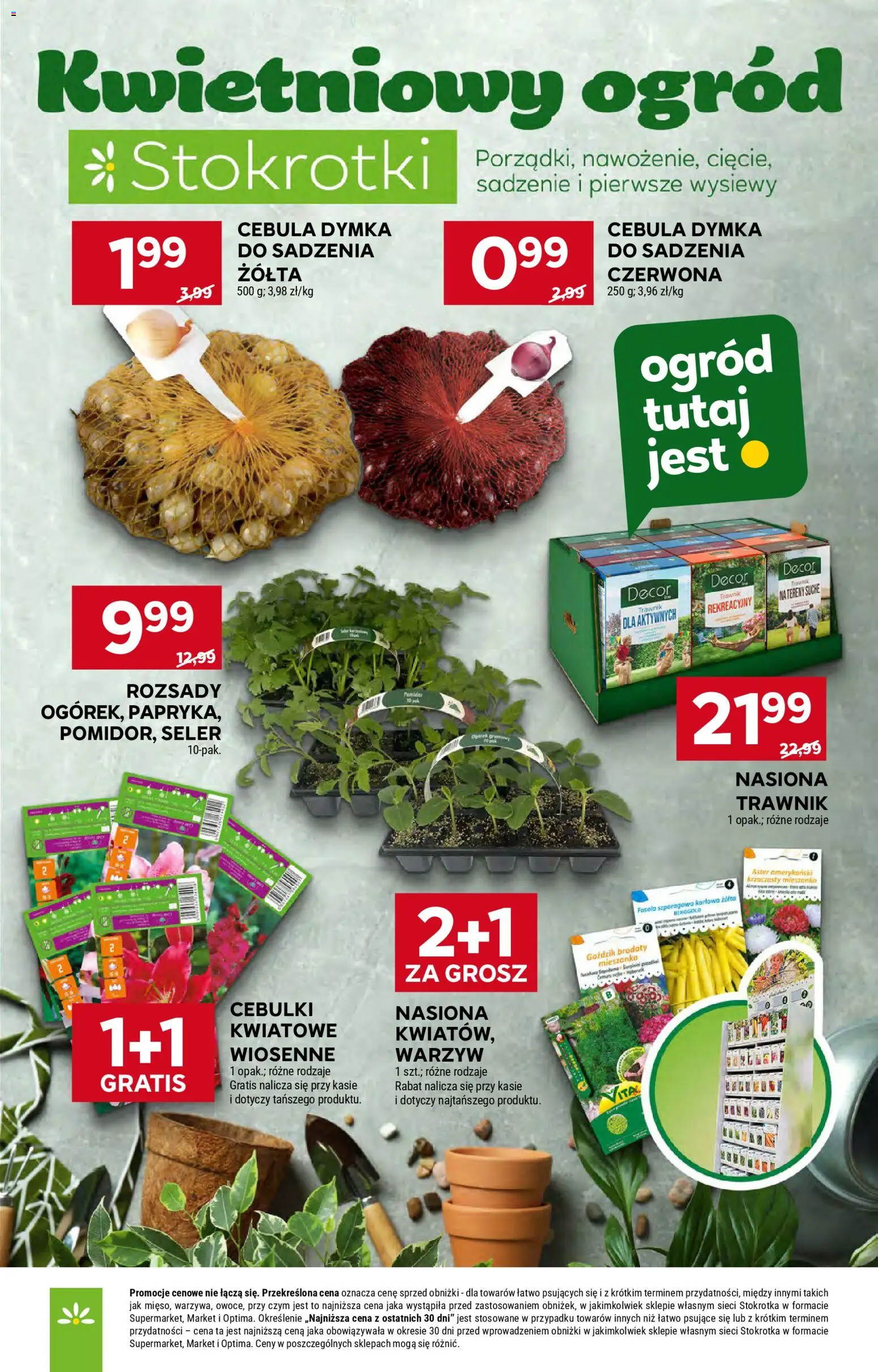 Stokrotka gazetka od 23.04.2026 | Strona: 47 | Produkty: Stokrotka, Nasiona