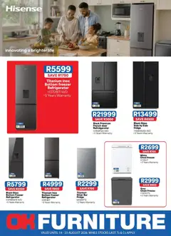 OK Furniture specials catalogue – valid from 14/08/2026