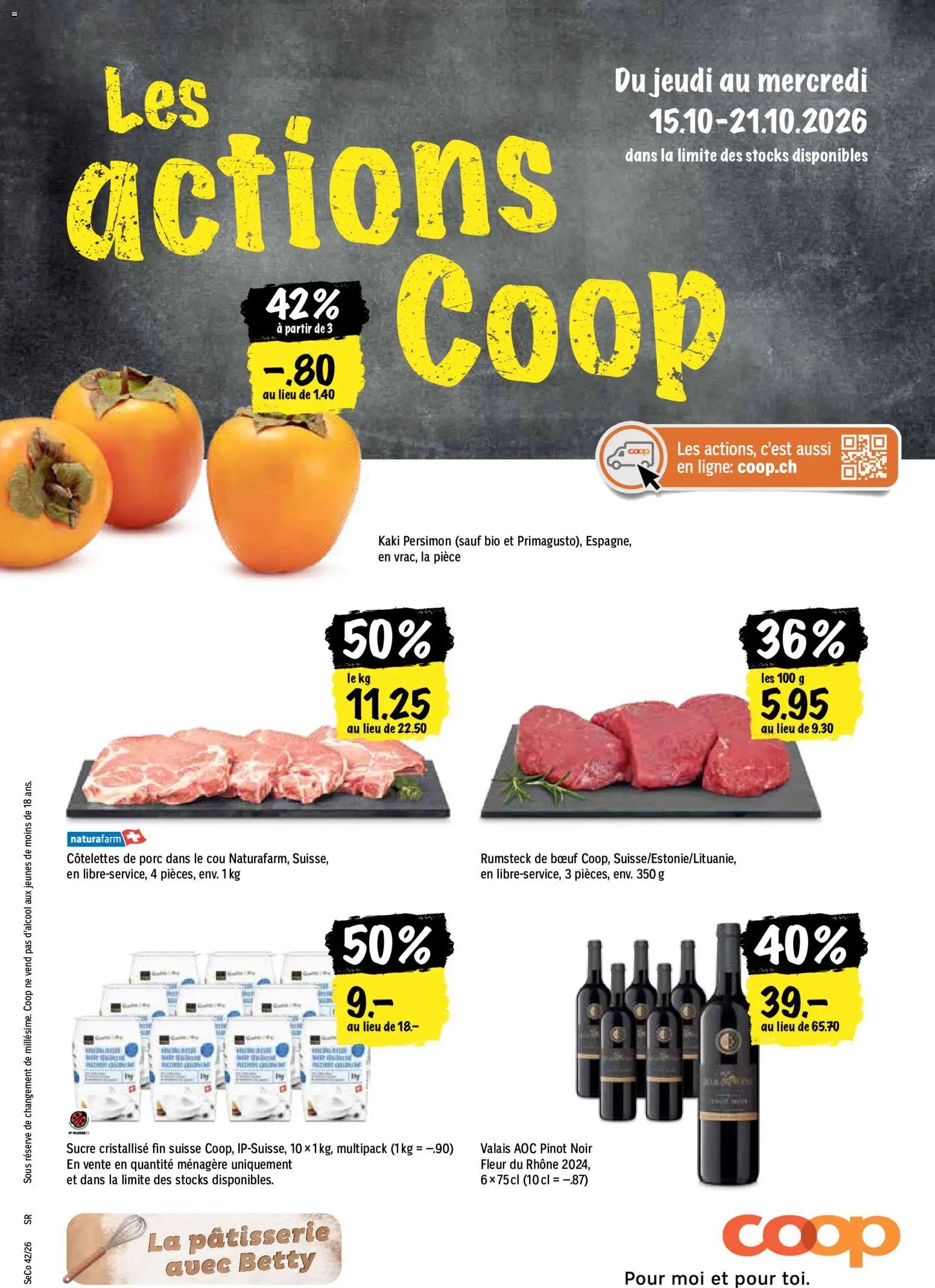 Coop aktionen FR – gültig ab 15.10.2026 | Seite: 1
