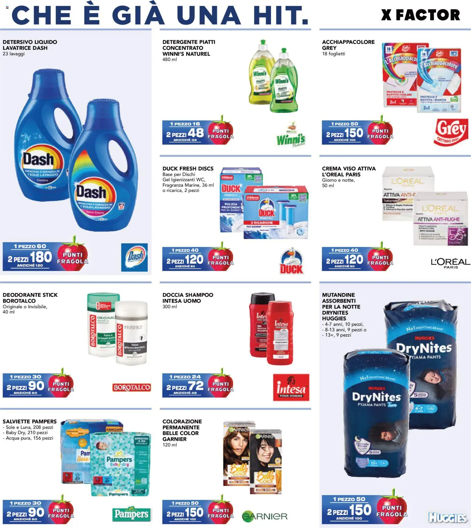 Volantino Esselunga S del 07/09/2026 | Pagina: 11 | Prodotti: Crema viso, Piatti, Mutandine, Pampers