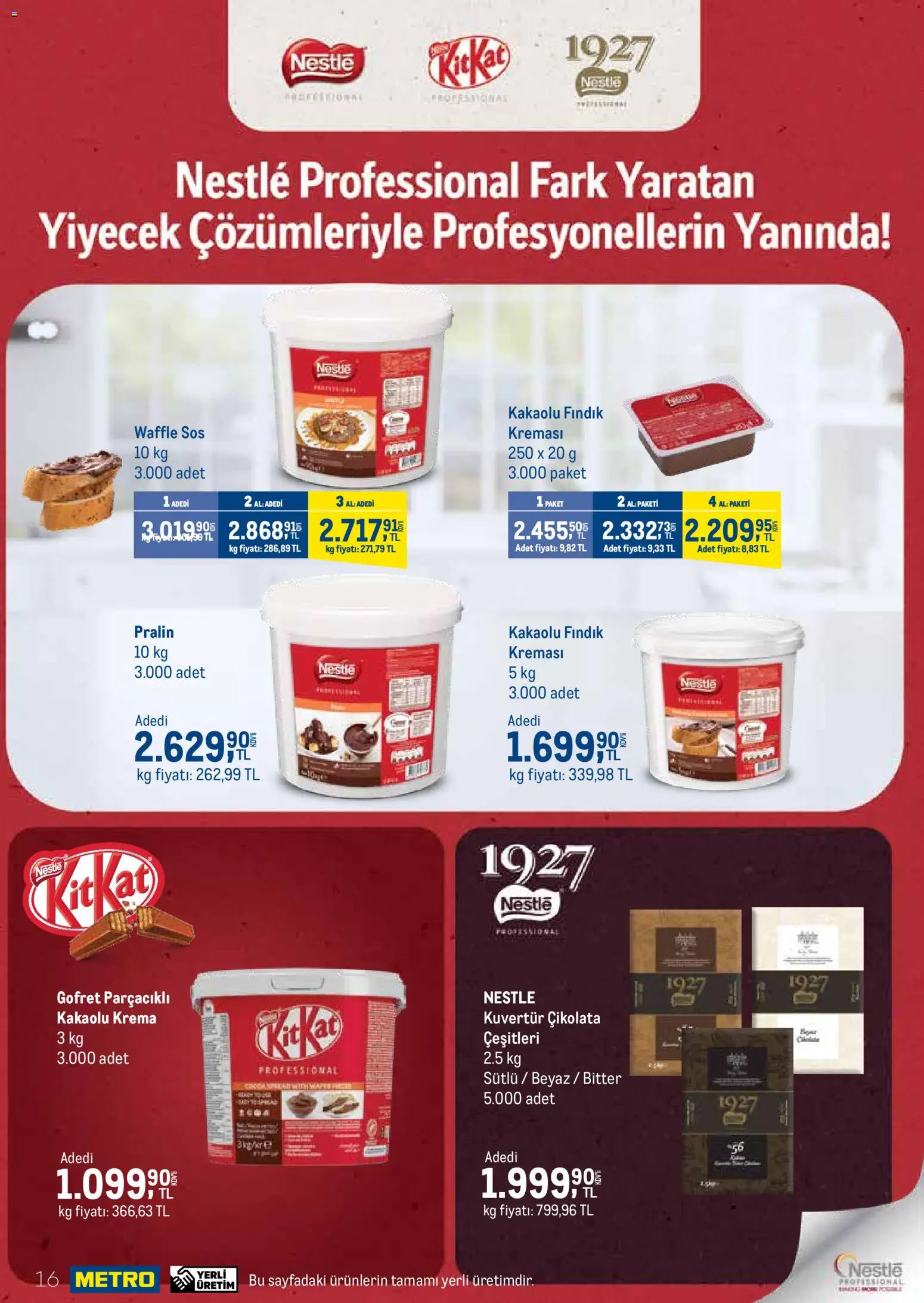 Metro - İşletmenizin Tüm İhtiyaçları - 19.06.2026 tarihinden itibaren geçerlidir | Sayfa: 16