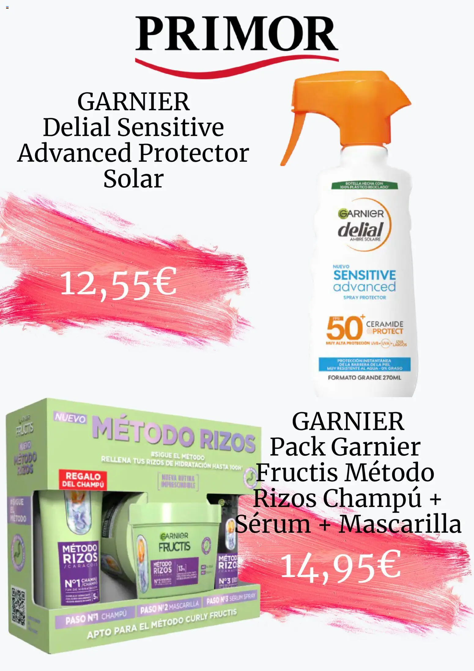 Primor folleto │ válido desde el 11/08/2026 | Página: 4 | Productos: Champú, Protector solar, Sérum, Agua