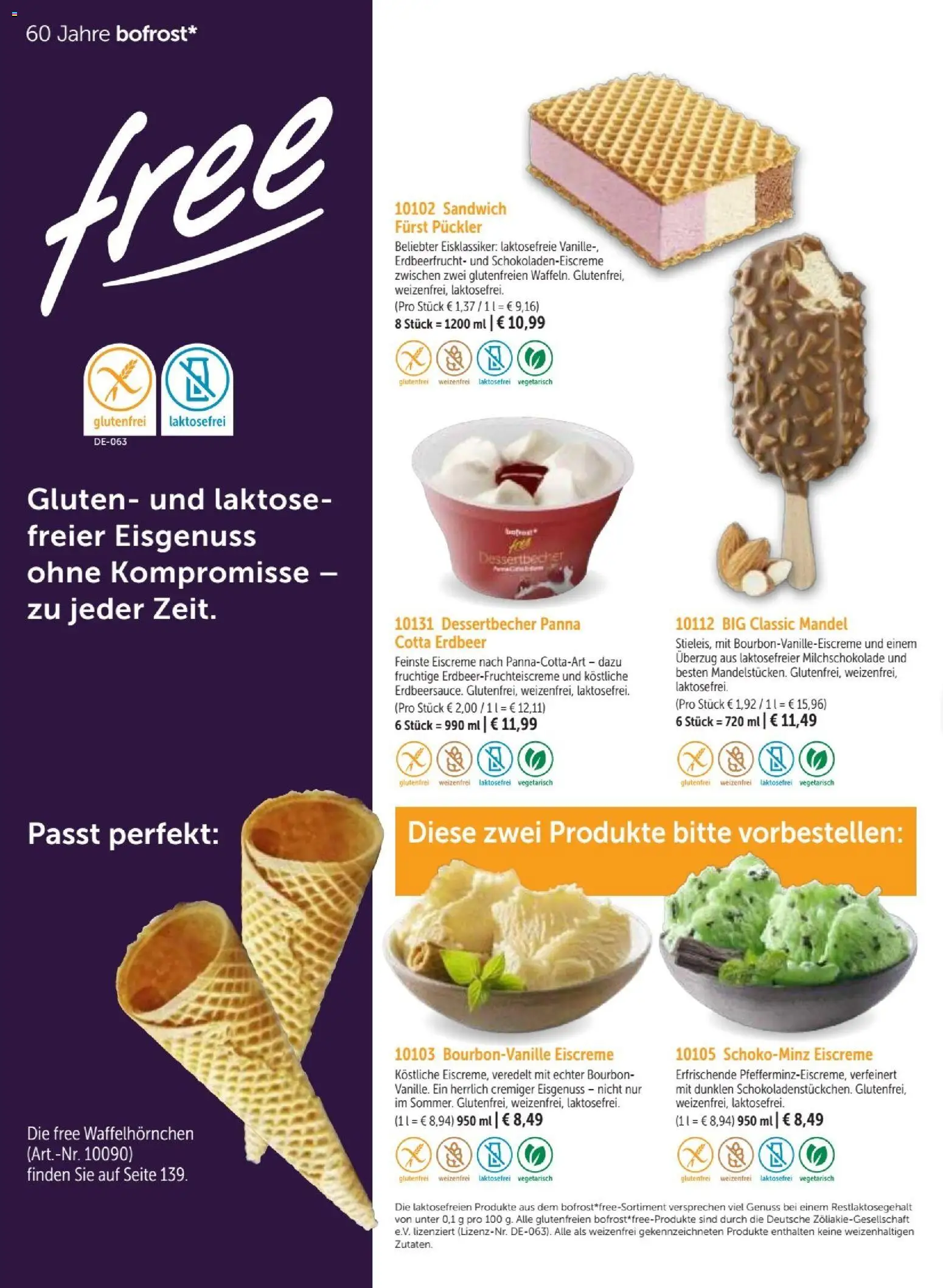 Bofrost Katalog – gültig ab 07.09.2026 | Seite: 28 | Produkte: Eiscreme, Vanille, Bourbon