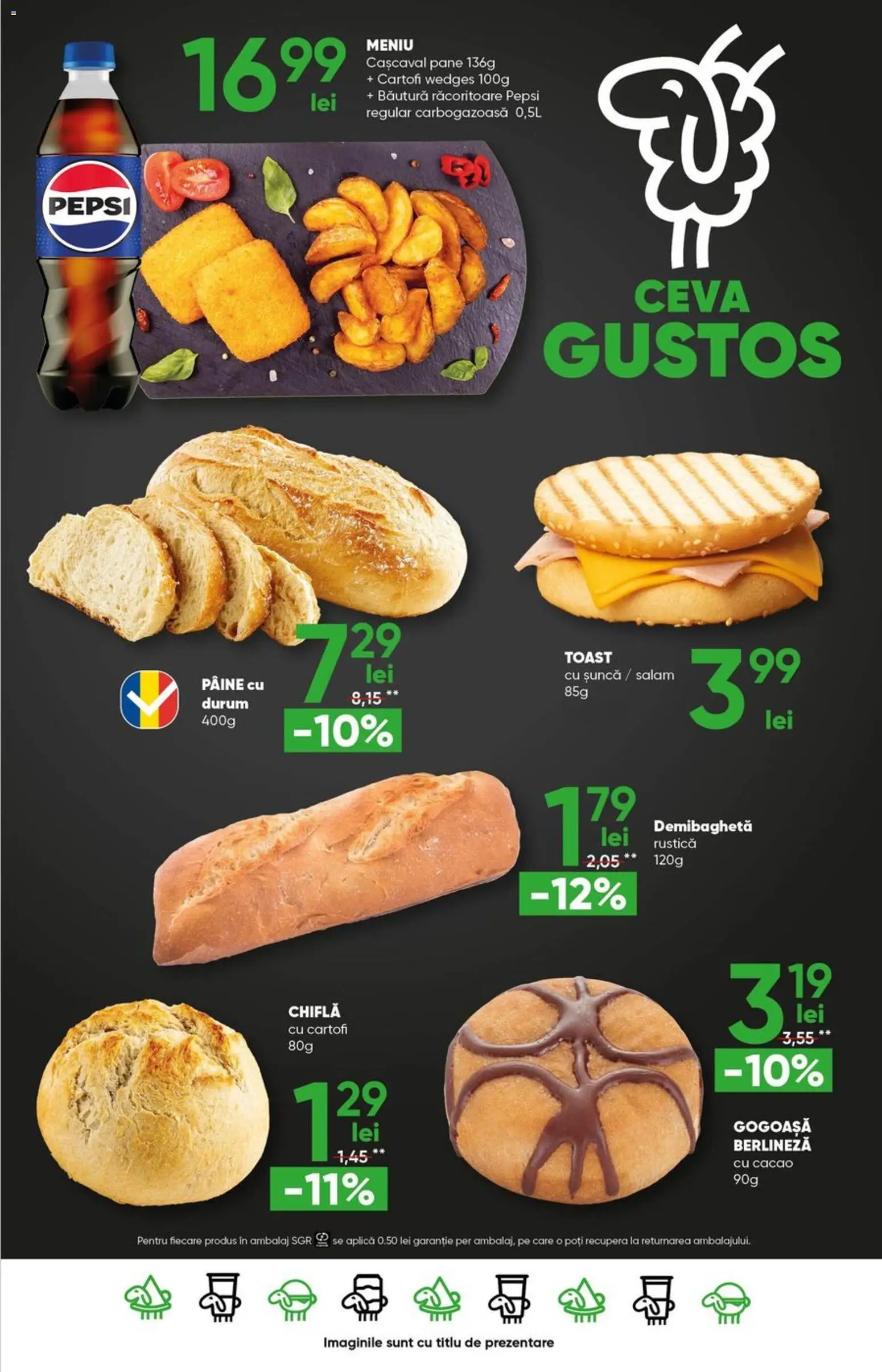 Noul catalog Profi – valabil de la 08.07.2026 | Pagină: 19 | Produse: Chiflă, Pâine, Cacao, Cartofi
