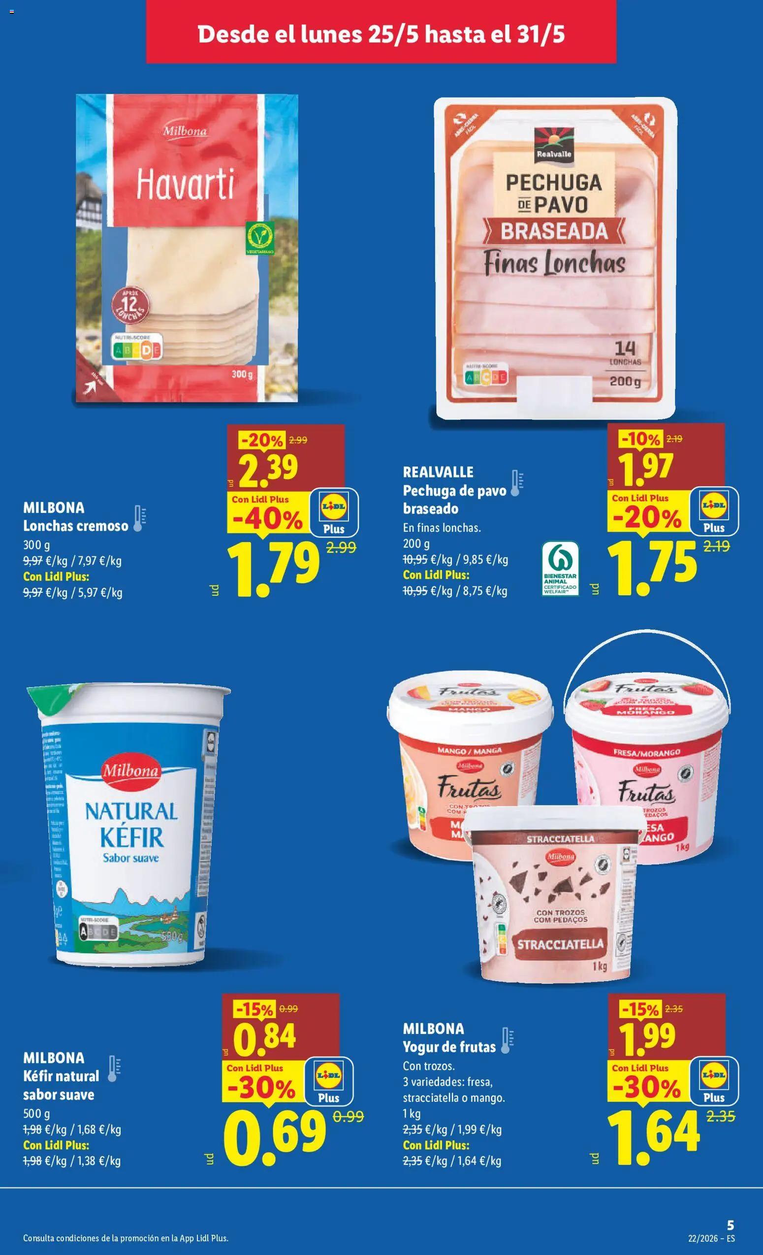 Lidl folleto │ válido desde el 25.05.2026 | Página: 5 | Productos: Yogur, Ρούτερ