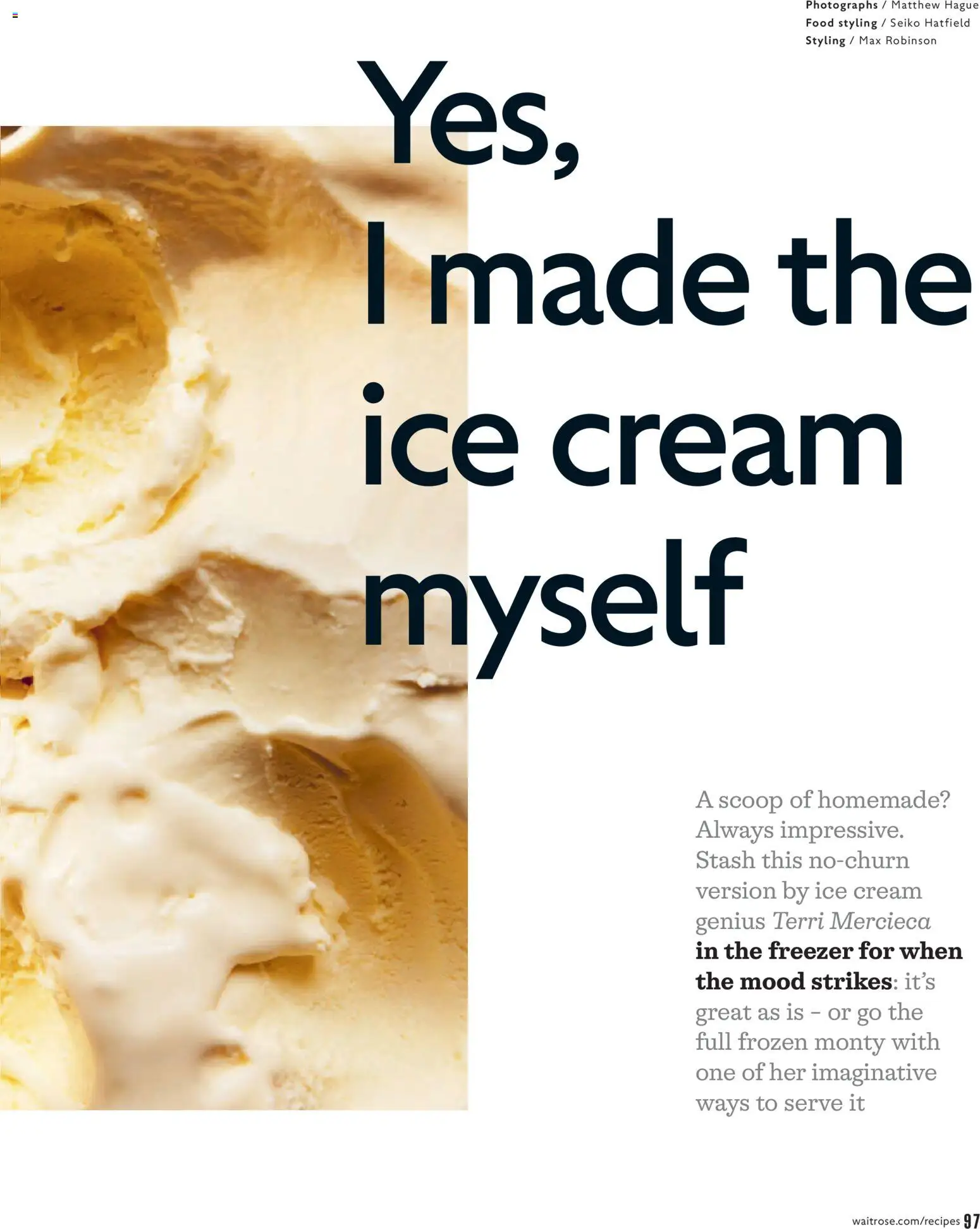 {H1} | Page: 97 | Products: Ice, Cream, Ice cream, Freezer