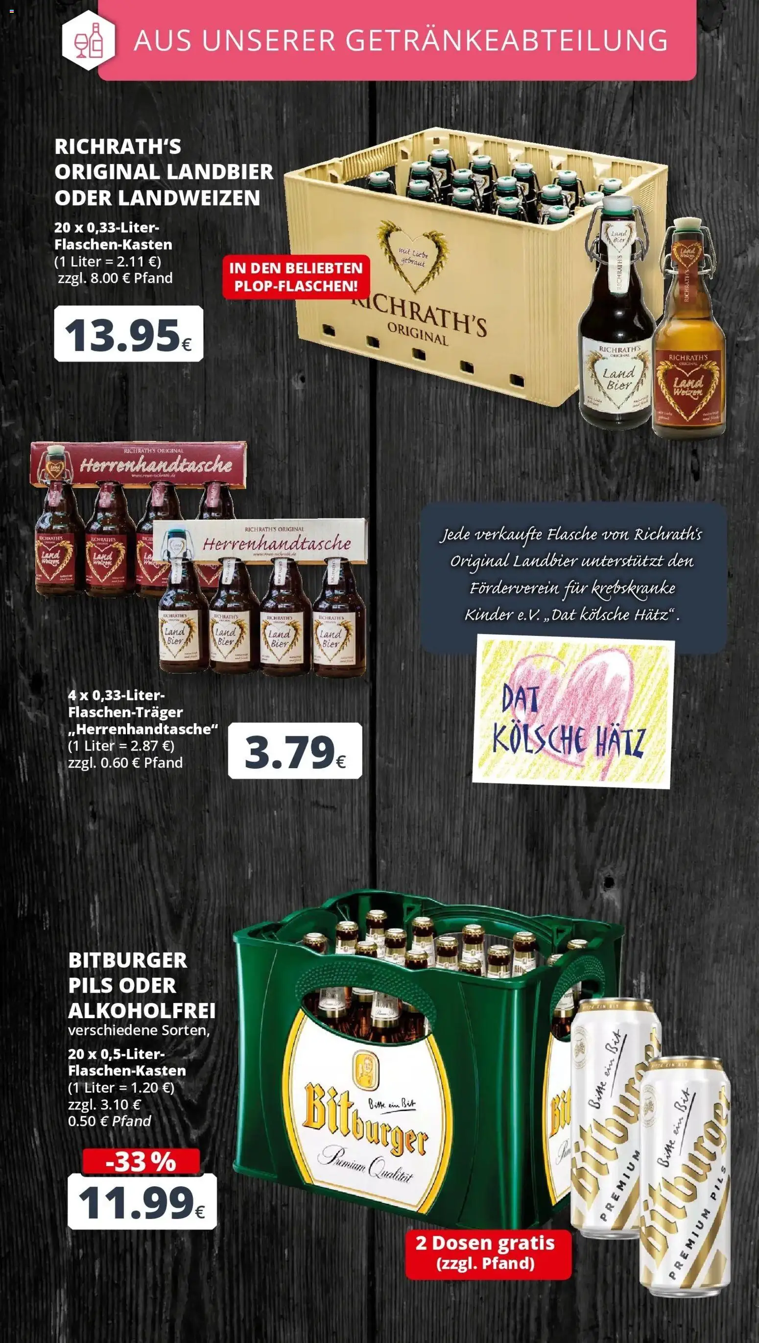 Rewe Prospekt Bergheim – gültig ab 06.07.2026 | Seite: 20 | Produkte: Bitburger, Bier, Pils
