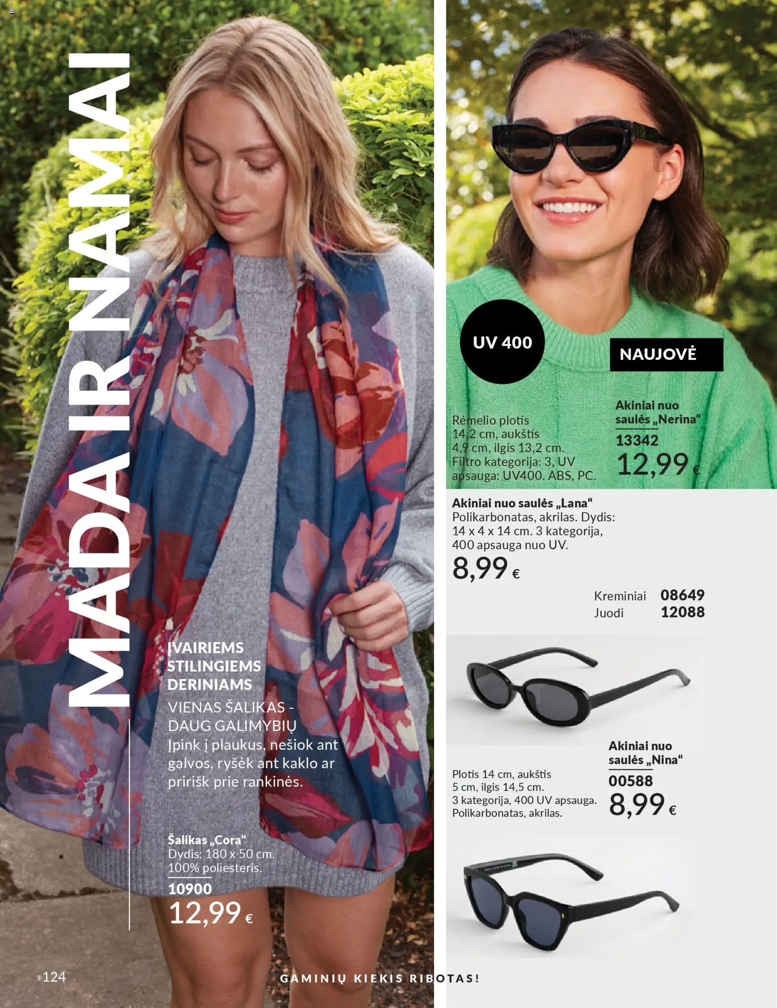AVON akcijos nuo 2026.03.01 | Puslapis: 124 | Prekių: Akiniai nuo saulės, Akiniai