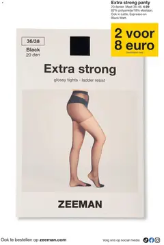 Zeeman folder - Voorbeeld van een folder van Zeeman, geldig van 22/08/2026 | Pagina: 24 | Producten: Panty, Ladder