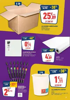 Bureau Vallée - Prévisualisation de Bureau Vallée - Les bonnes affaires PRO valide à partir de 18/10/2026 | Page: 7