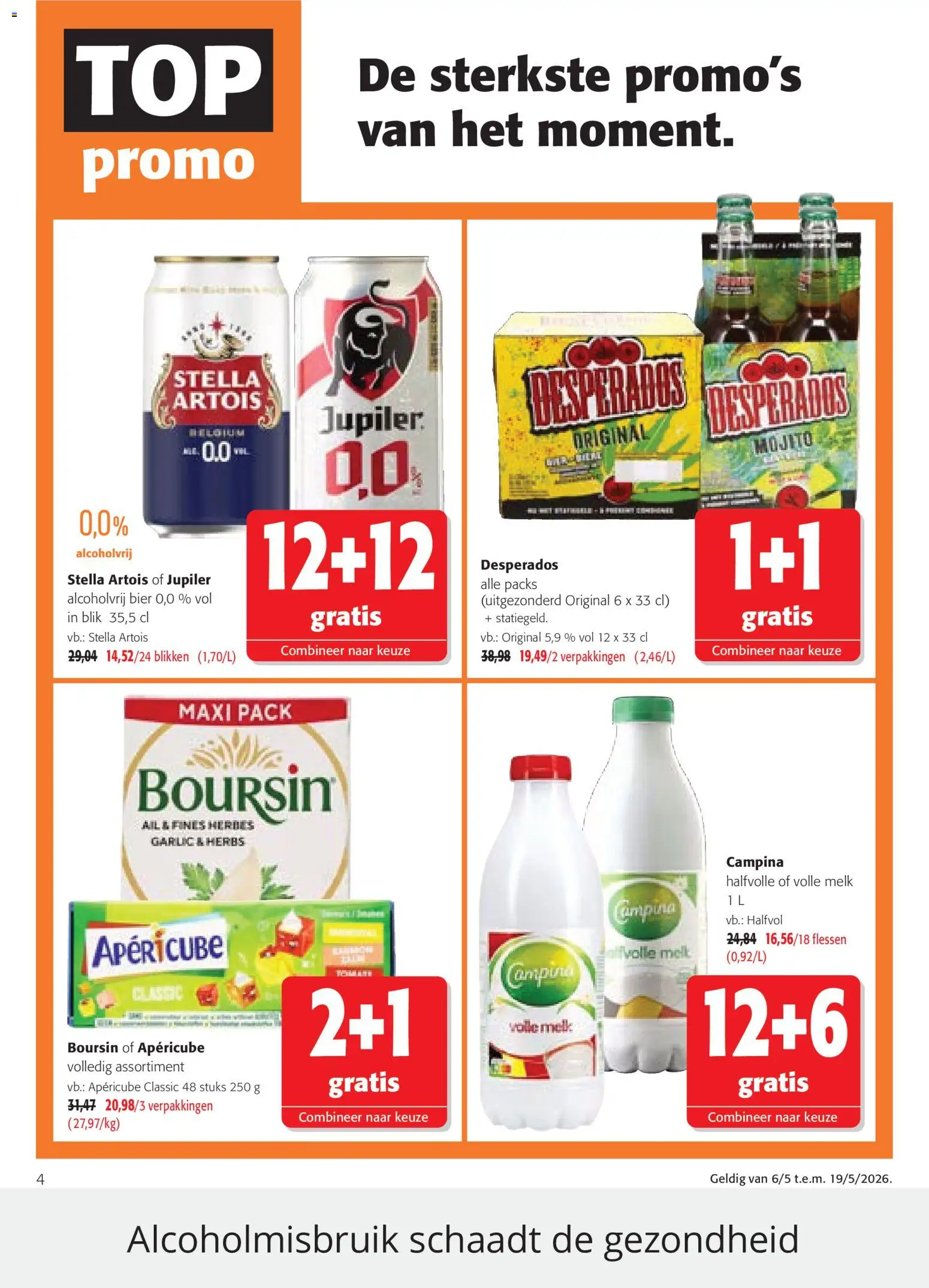 {H1} | Pagina: 4 | Producten: Bier, Volle melk, Melk