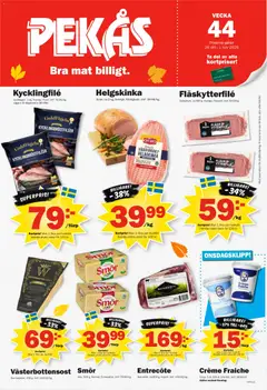Pekås erbjudanden - Förhandsvisning av reklamblad från butik Pekås aktuell från 26/10/2026