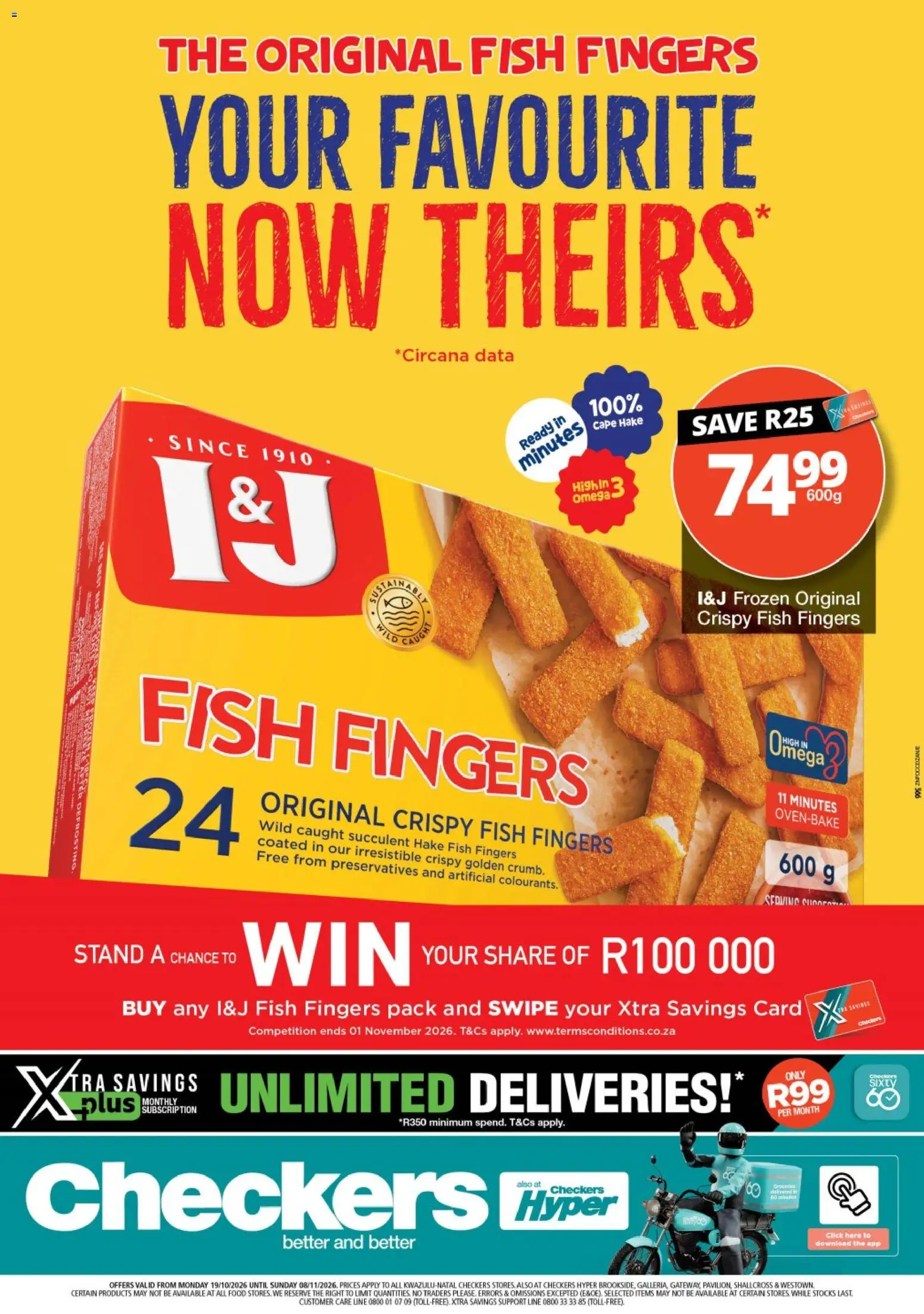 New Checkers catalogue – valid from 19/10/2026 | Page: 1 | Products: Data, Fish