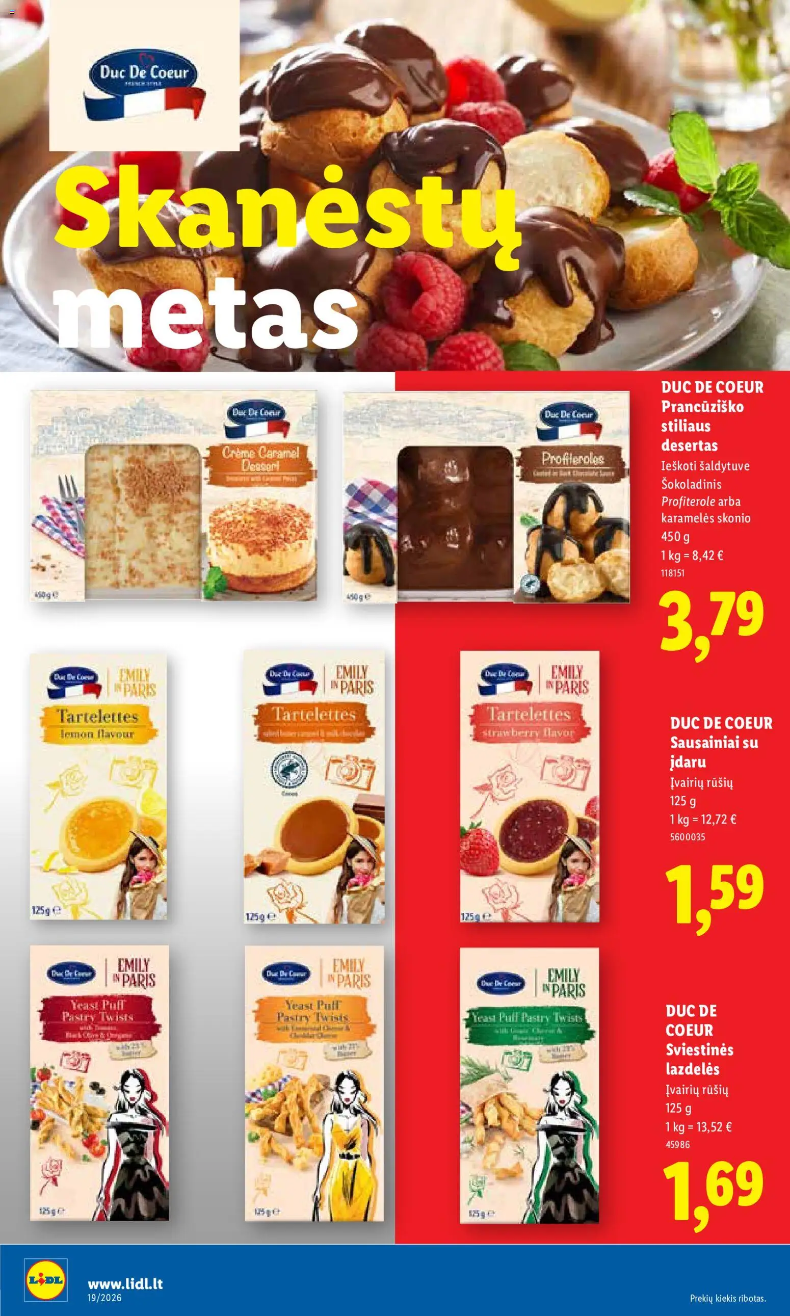 LIDL akcijos nuo 04.05.2026 | Puslapis: 30 | Prekių: Sausainiai