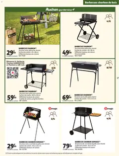 Auchan - Prévisualisation de Auchan - Jardinage, meubles jardin valide à partir de 03.03.2026 | Page: 17 | Produits: Charbon De Bois, Barbecue, Barbecue charbon, Poignées