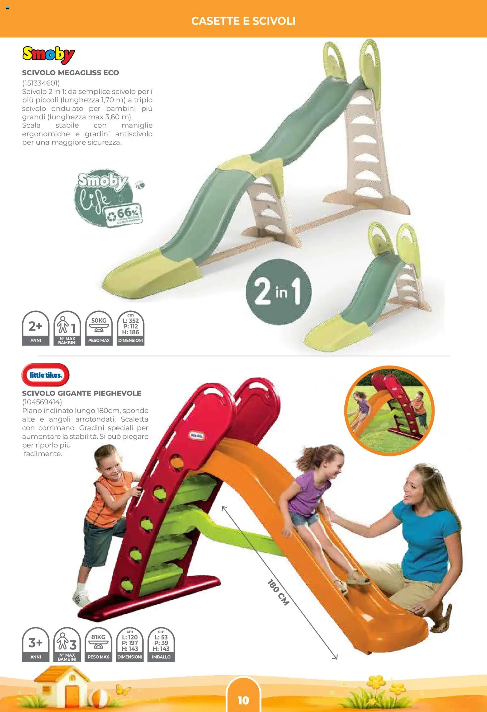Volantino Toys Center del 02.04.2026 | Pagina: 12 | Prodotti: Scaletta, Scivolo, Scala