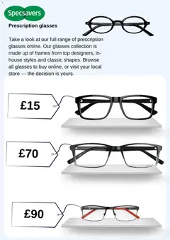 Preview of Specsavers  - Offers valid from 06/10/2026 | Page: 2 | Products: Prescription glasses, Glasses