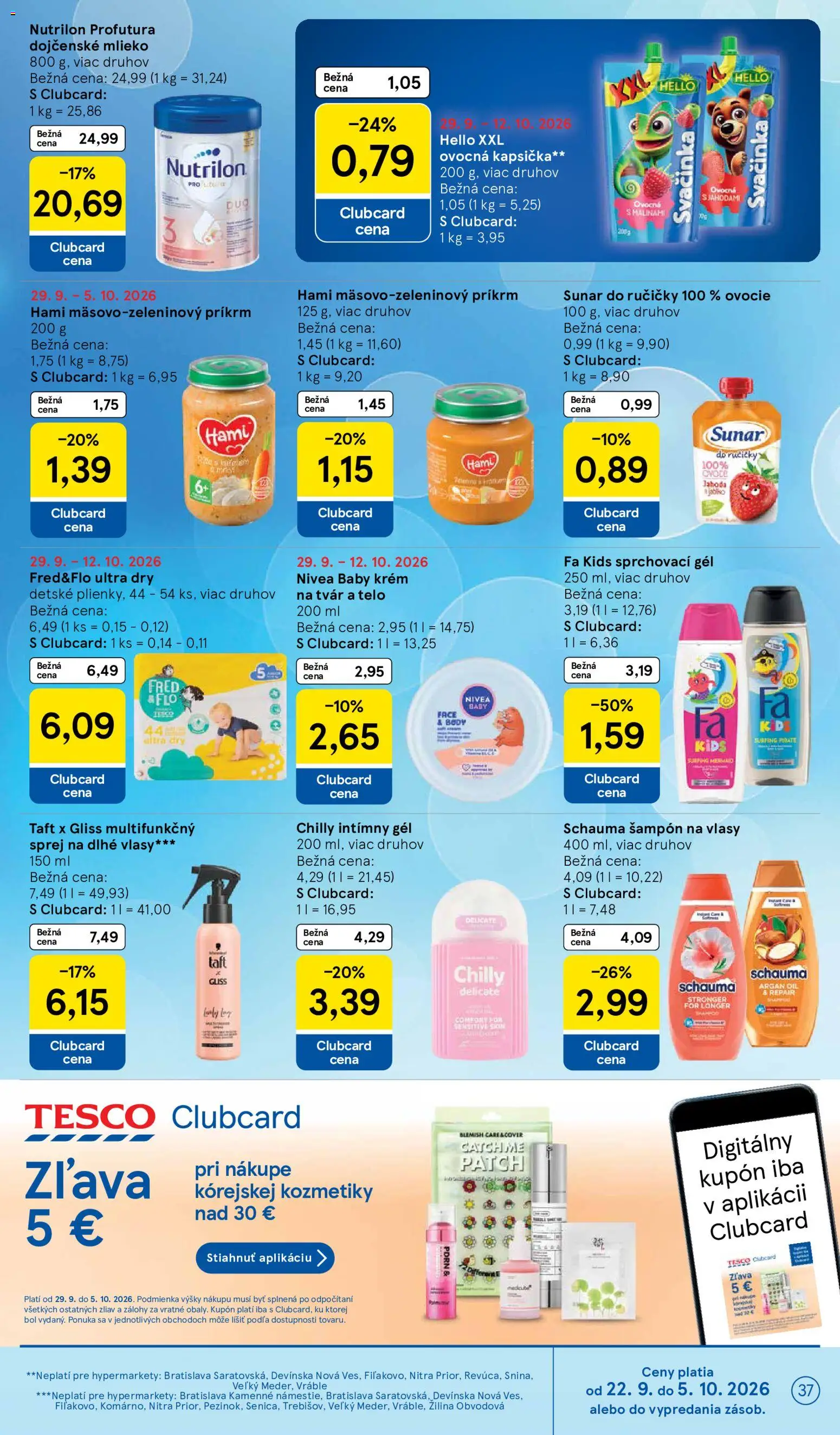 Nové Tesco akcie – leták je platný od 30.09.2026 | Strana: 37