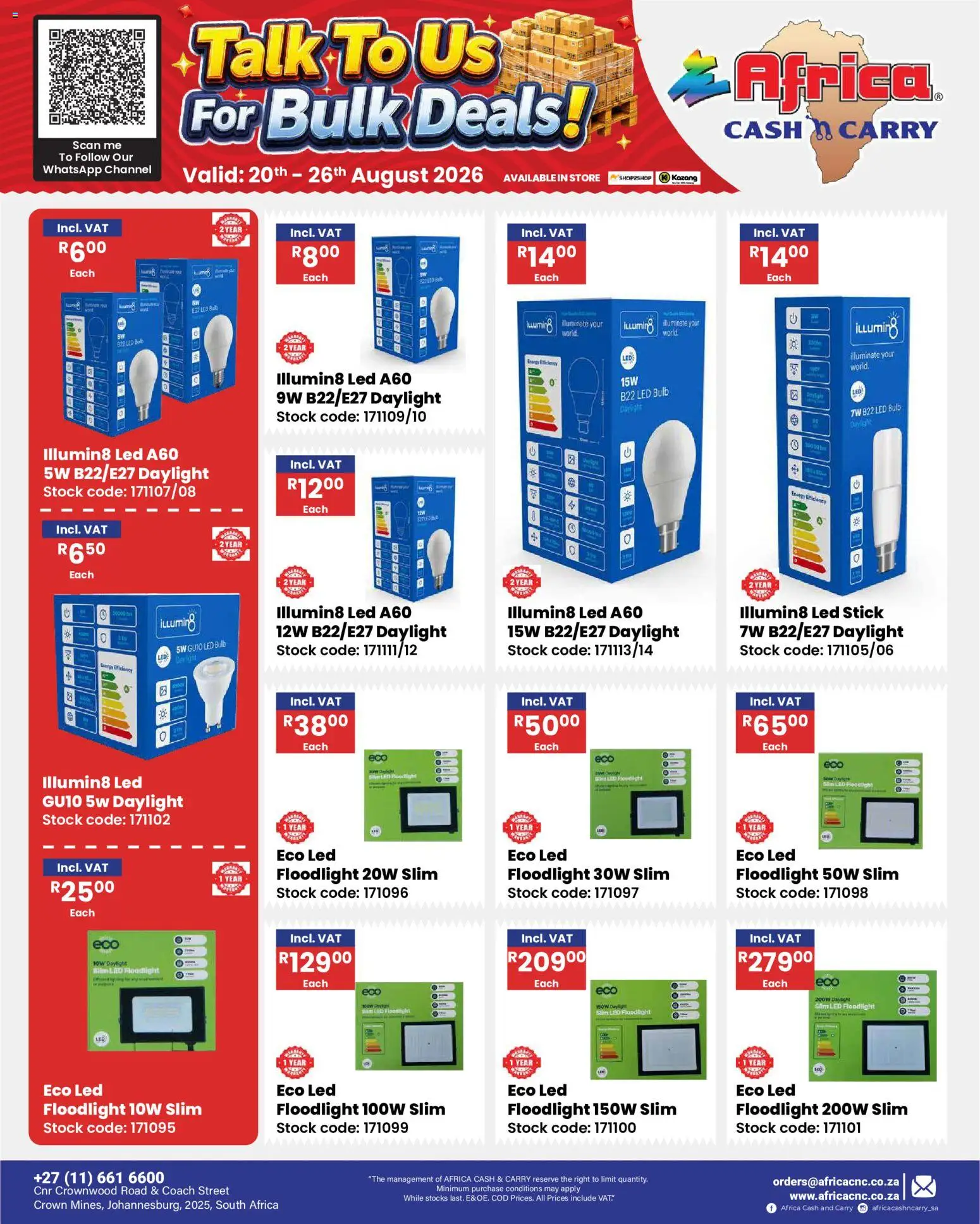 New Africa Cash & Carry catalogue – valid from 20/08/2026 | Page: 40 | Products: Stock