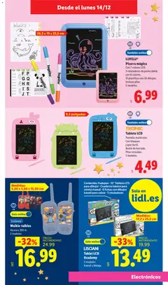 Vista previa LISCIANI Tablet LCD Academy, 2 modelos: Kawaii y Manga. válido desde el 21/10/2026 | Página: 7 | Productos: Tableta, Tablet