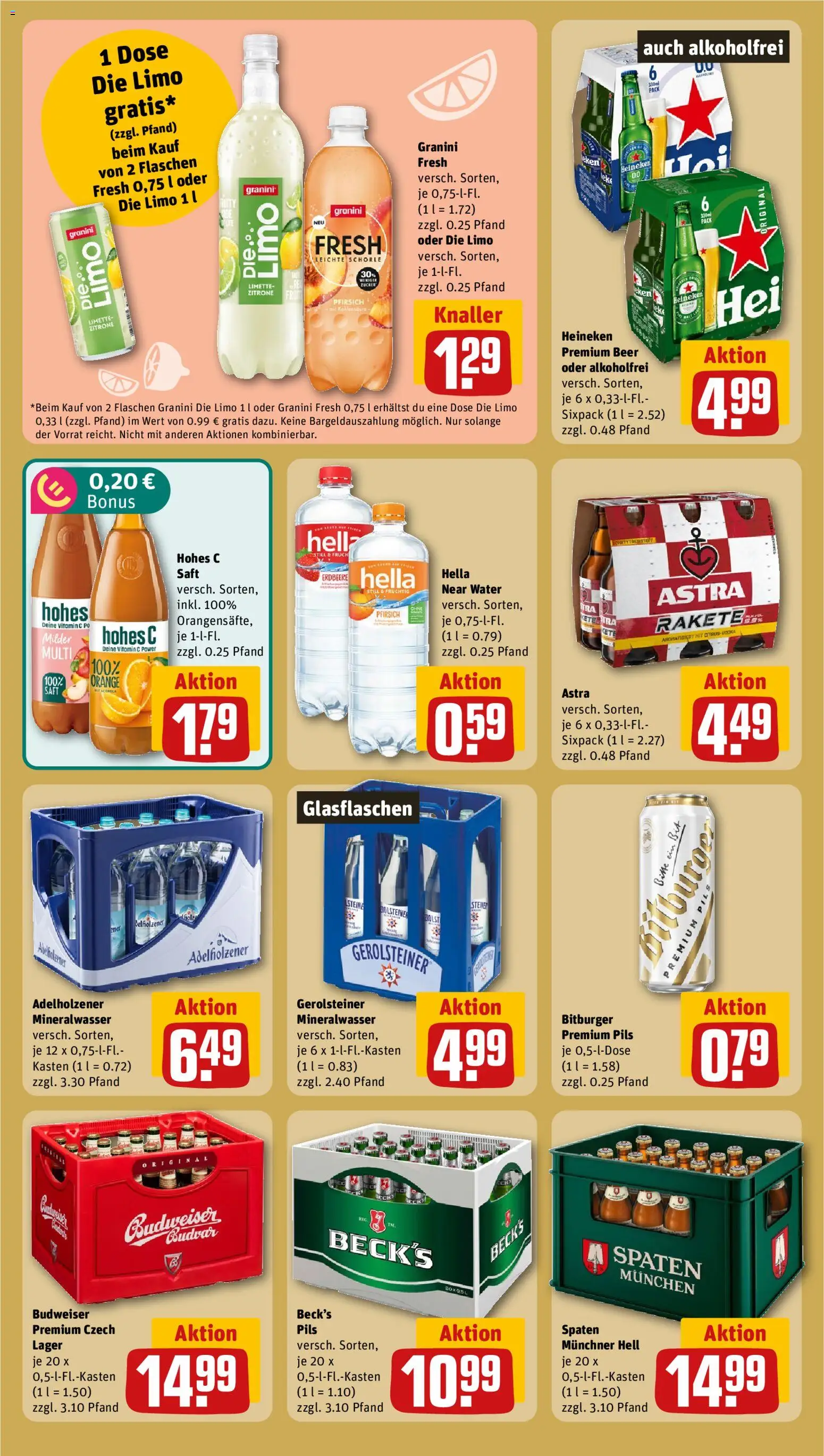 Rewe ihr Kaufpark Prospekt – gültig ab 21.09.2026 | Seite: 24 | Produkte: Bitburger, Pils, Mineralwasser, Pfirsich
