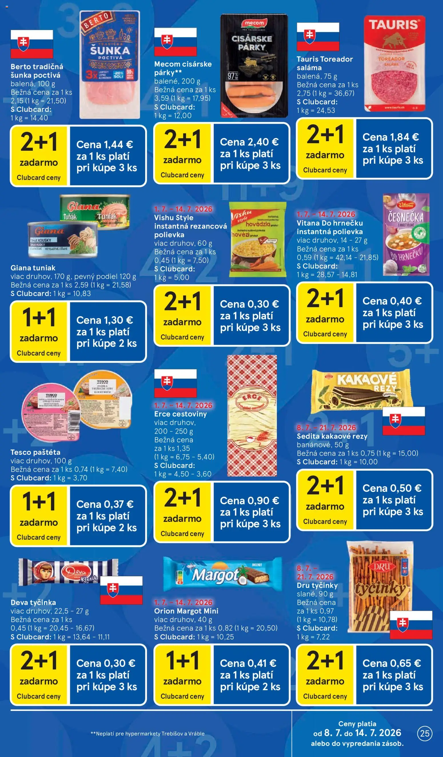 Nové Tesco akcie – leták je platný od 08.07.2026 | Strana: 25