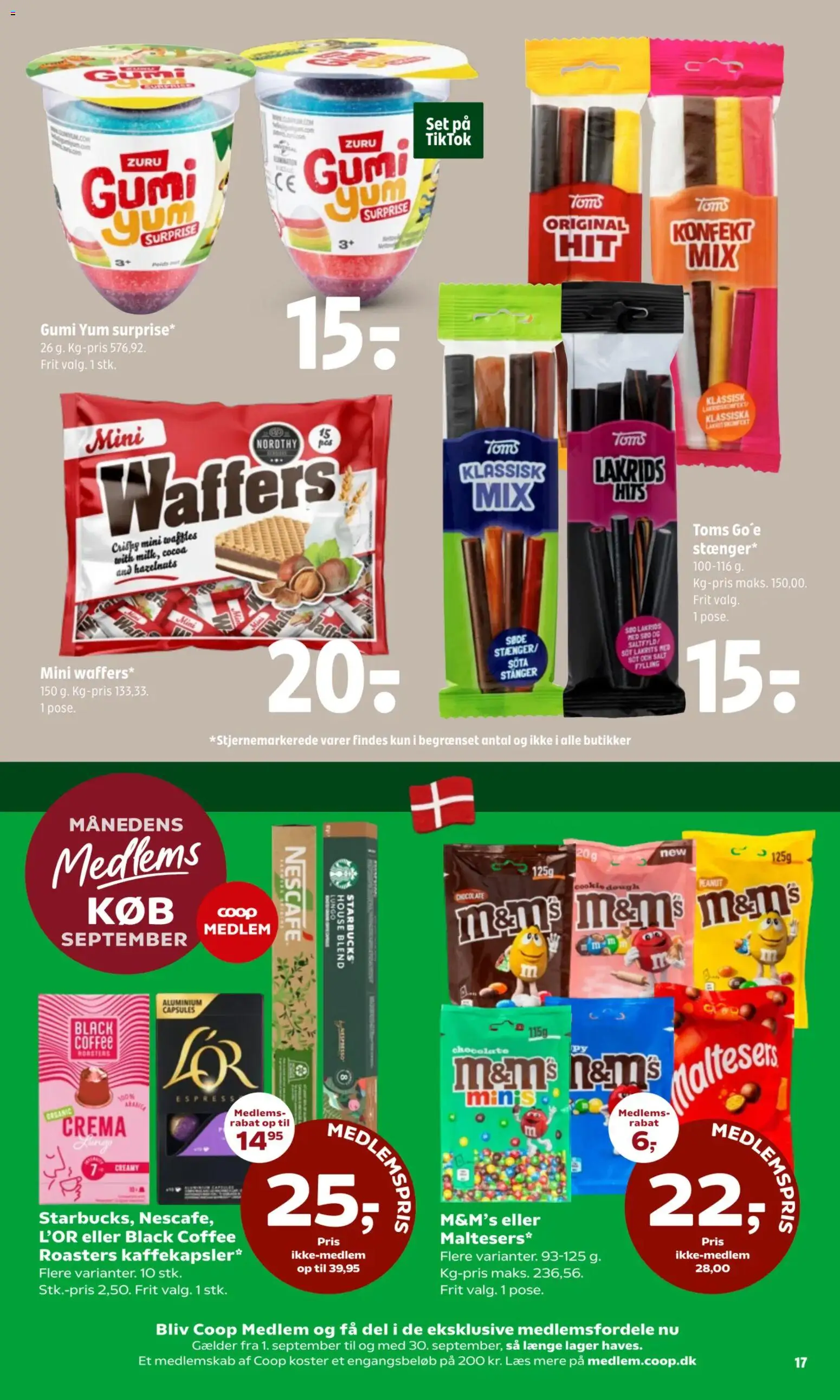 Coop 365 tilbudsavis – gyldig fra 03/09/2026 | Side: 19 | Produkter: Salt, Lakrids
