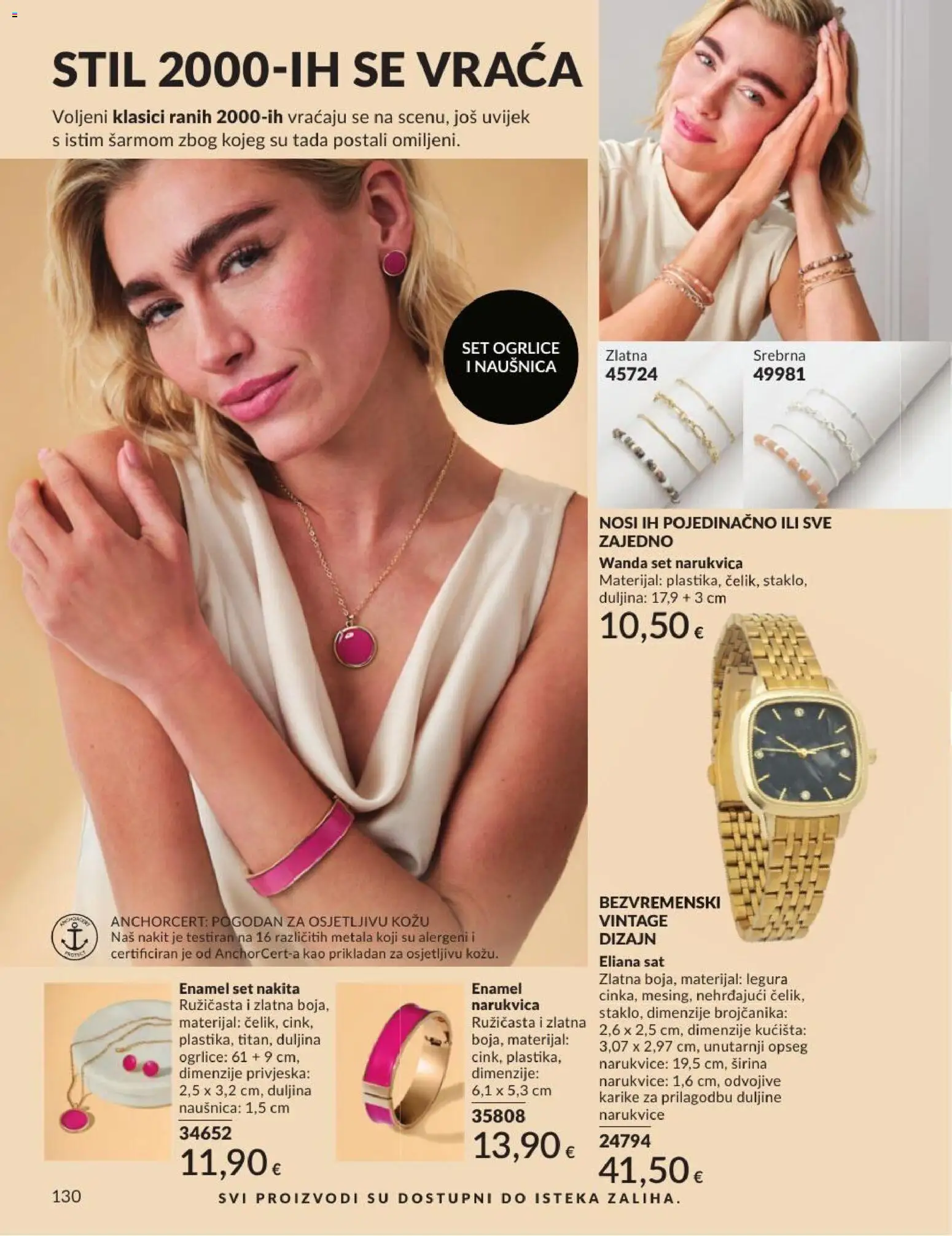 Avon katalog | vrijedi od 30.06.2026 | Stranica: 130 | Proizvodi: Sat, Narukvica