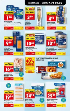 Pogląd oferty "Łosoś wędzony na gorąco, Marinero, 125 g różne rodzaje" - ważna od 07.09.2026 | Strona: 39