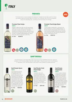 Preview of Booker Wholesale - Wine Guide valid from 12/08/2026 | Page: 72 | Products: Fruit, Pizza, Pasta, White wine
