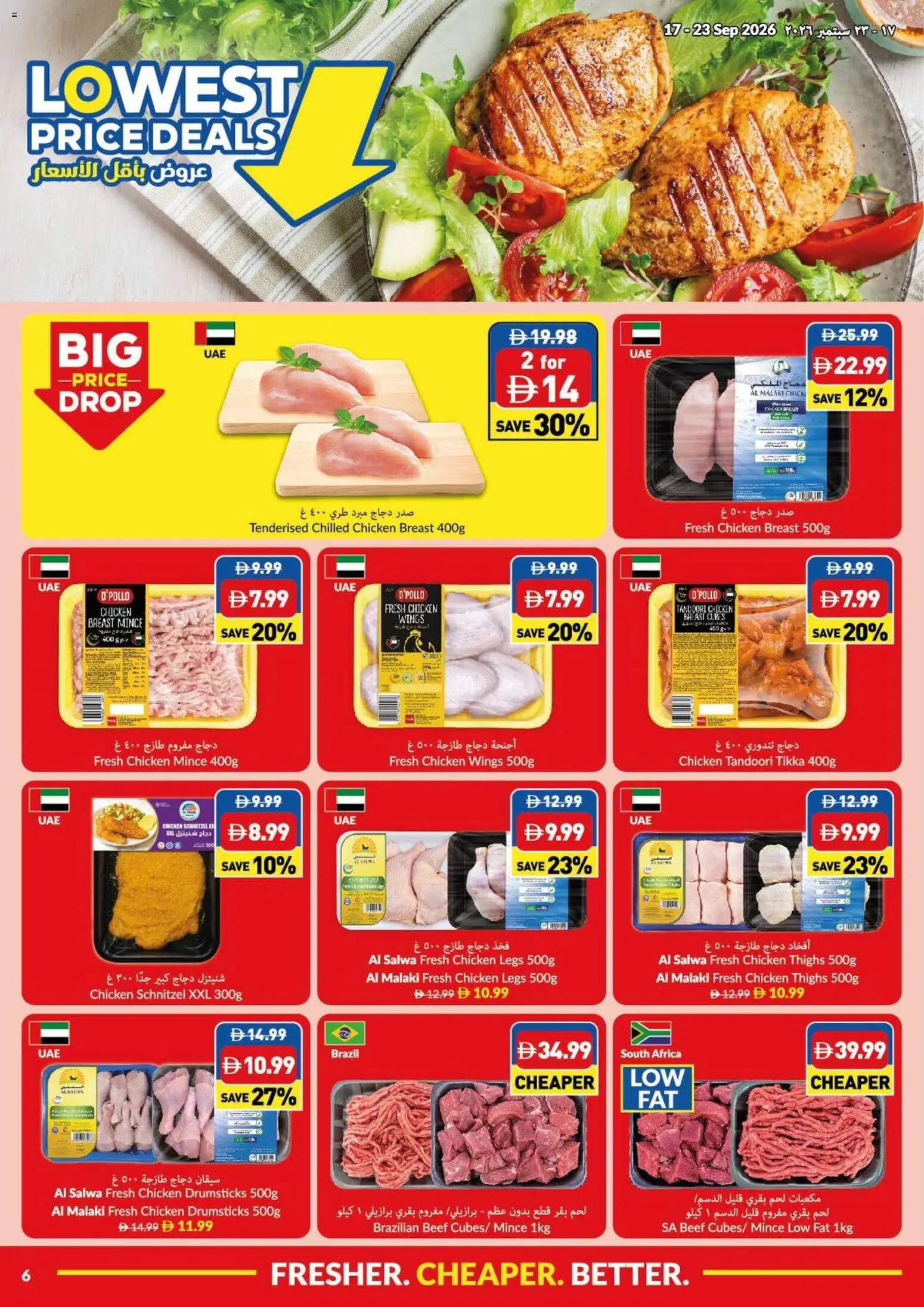 {H1} | Page: 6 | Products: Chicken, Beef