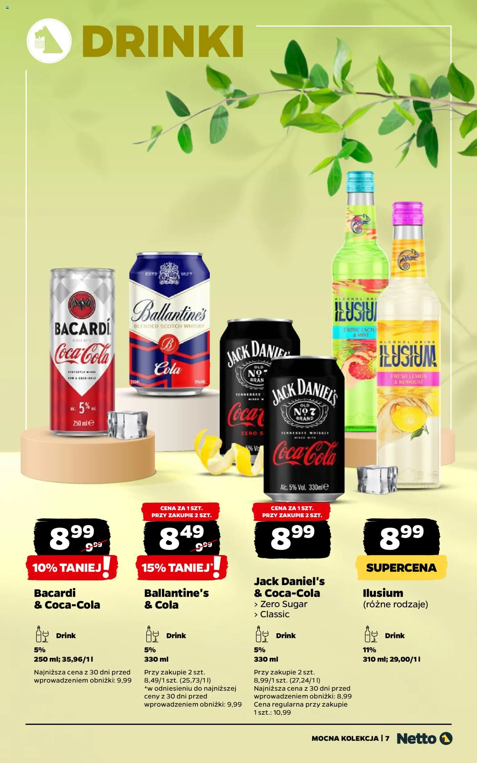 Netto gazetka - Alkohole mocne od 11.05.2026 | Strona: 7 | Produkty: Jack Daniel's, Whisky