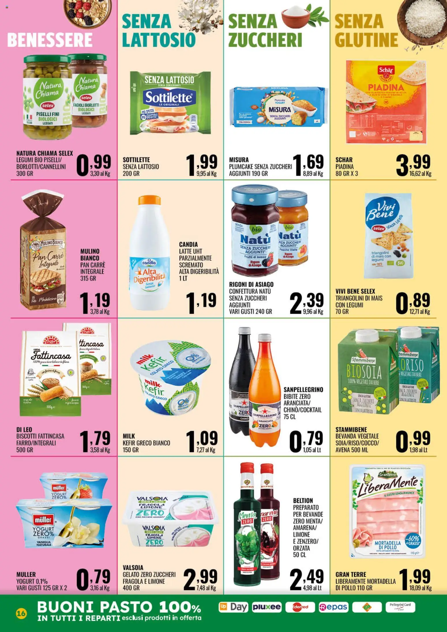 Volantino GECOP del 27/07/2026 | Pagina: 16 | Prodotti: Yogurt, Pollo, Piadina, Piselli
