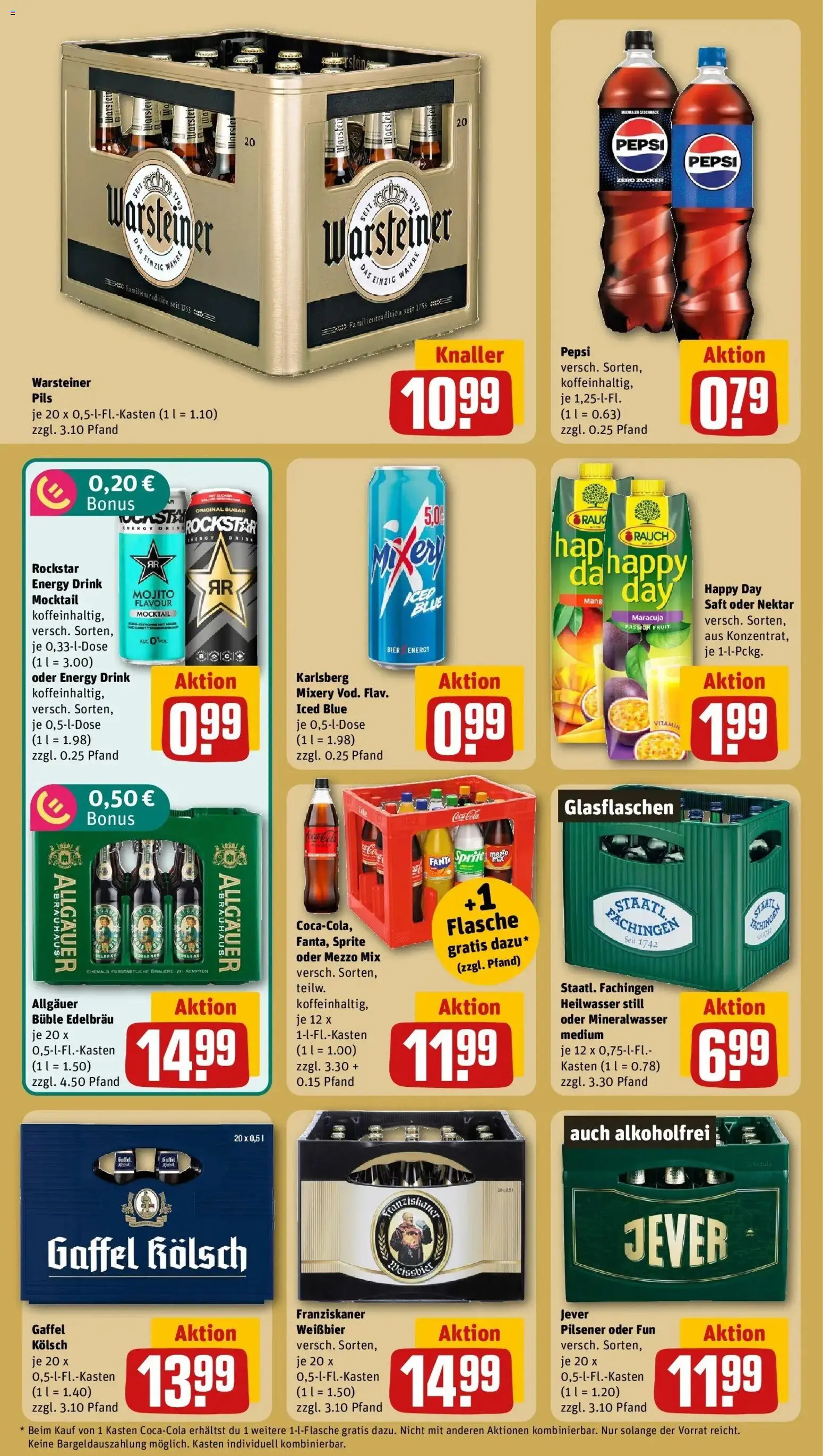 REWE Prospekt ab 12.10.2026 zum Blättern » Angebote | Seite: 20 | Produkte: Fanta, Sprite, Cola, Pepsi