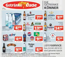 Angebote - Getränke Oase: Getränkeangebote ab 05.10.2026 gültig