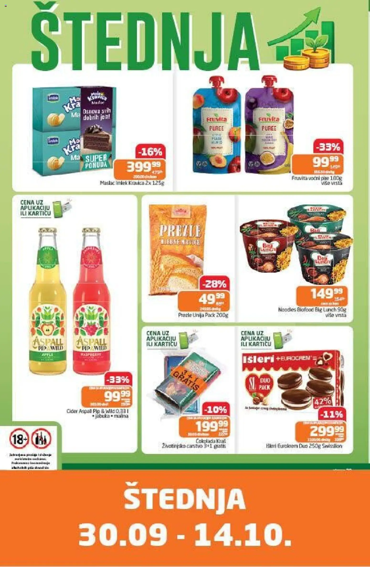 Gomex katalog - važi od 30.09.2026 | Strana: 1 | Proizvode: Prezle, Cider, Čokolada, Pire