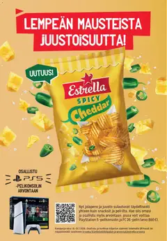 K-Supermarket-mainoslehti voimassa 10.06.2026 alkaen | Sivu: 6 | Tuotteet: Cheddar, Juusto, Playstation