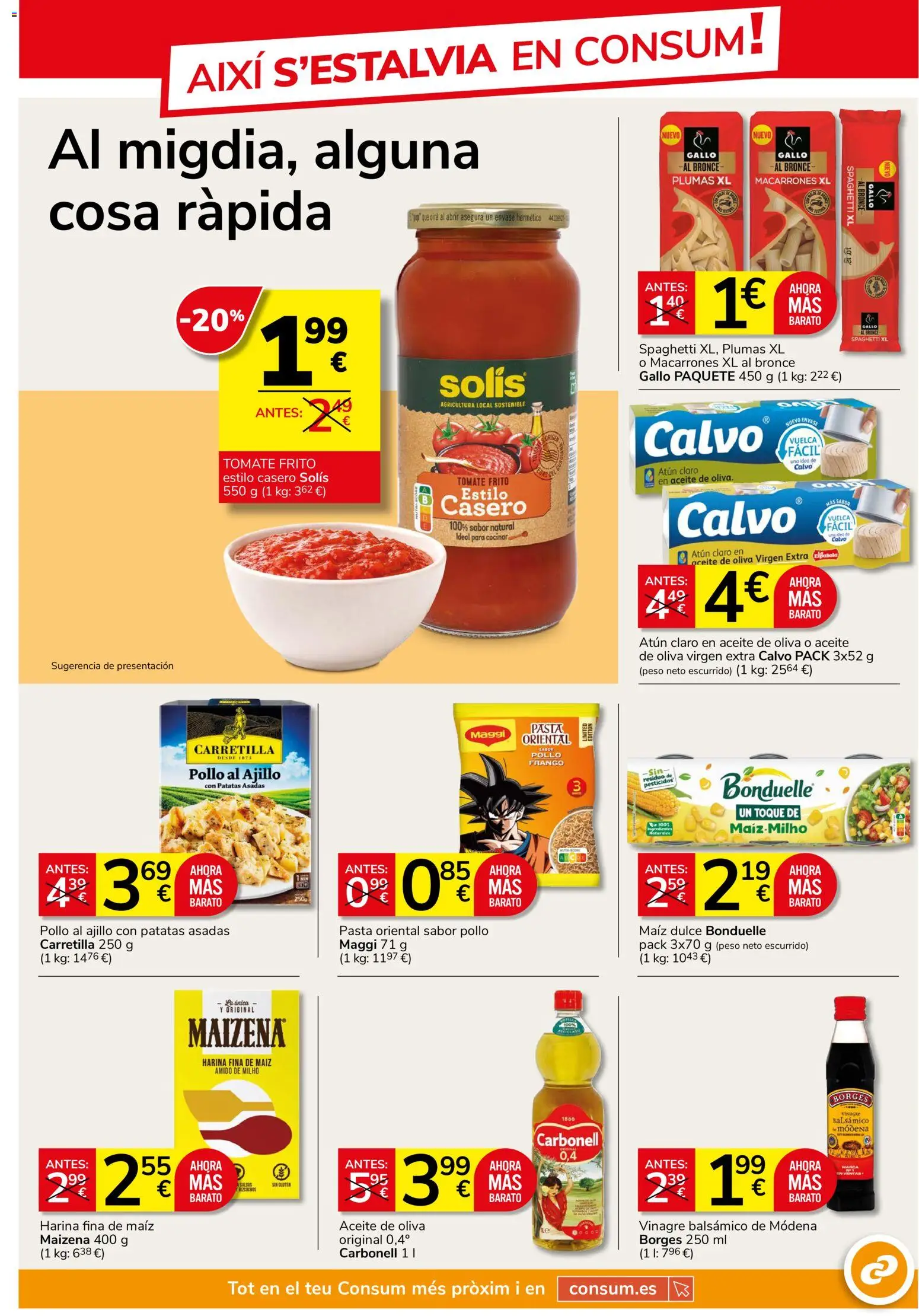 Consum folleto │ válido desde el 25/06/2026 | Página: 7 | Productos: Aceite de oliva, Aceite de oliva virgen extra, Peso, Atún claro