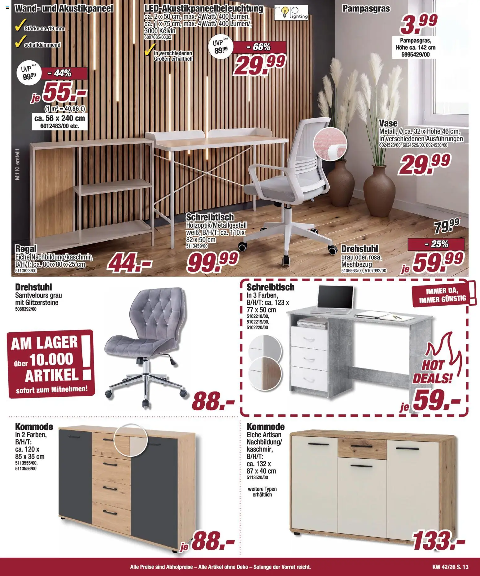 Poco Prospekt – gültig ab 11.10.2026 | Seite: 13 | Produkte: Kommode, Regal, Vase