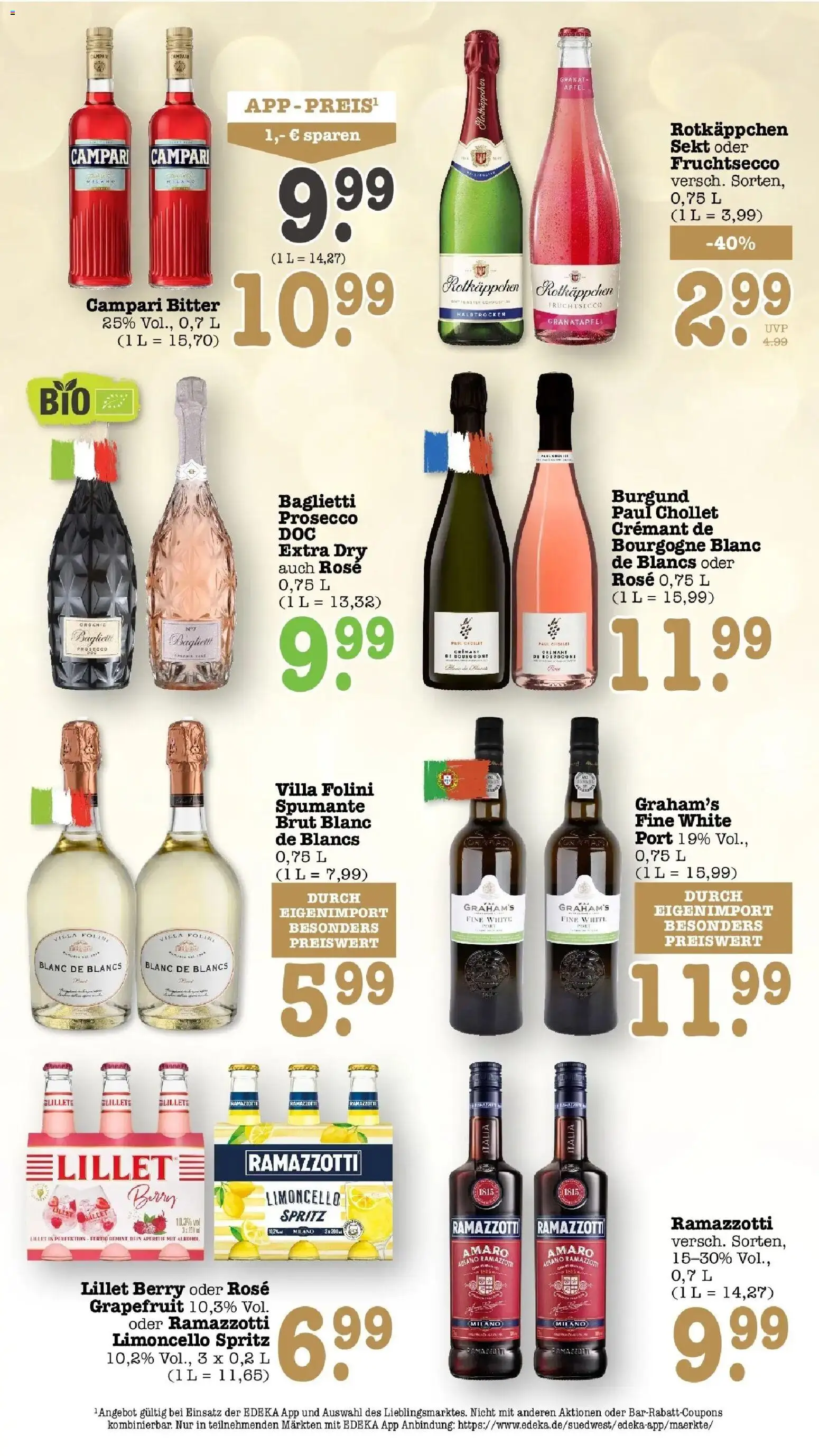 E center Prospekt Mainz-Weisenau (ab 28.09.2026) zum Blättern | Seite: 50 | Produkte: Granatapfel, Campari, Lillet, Grapefruit