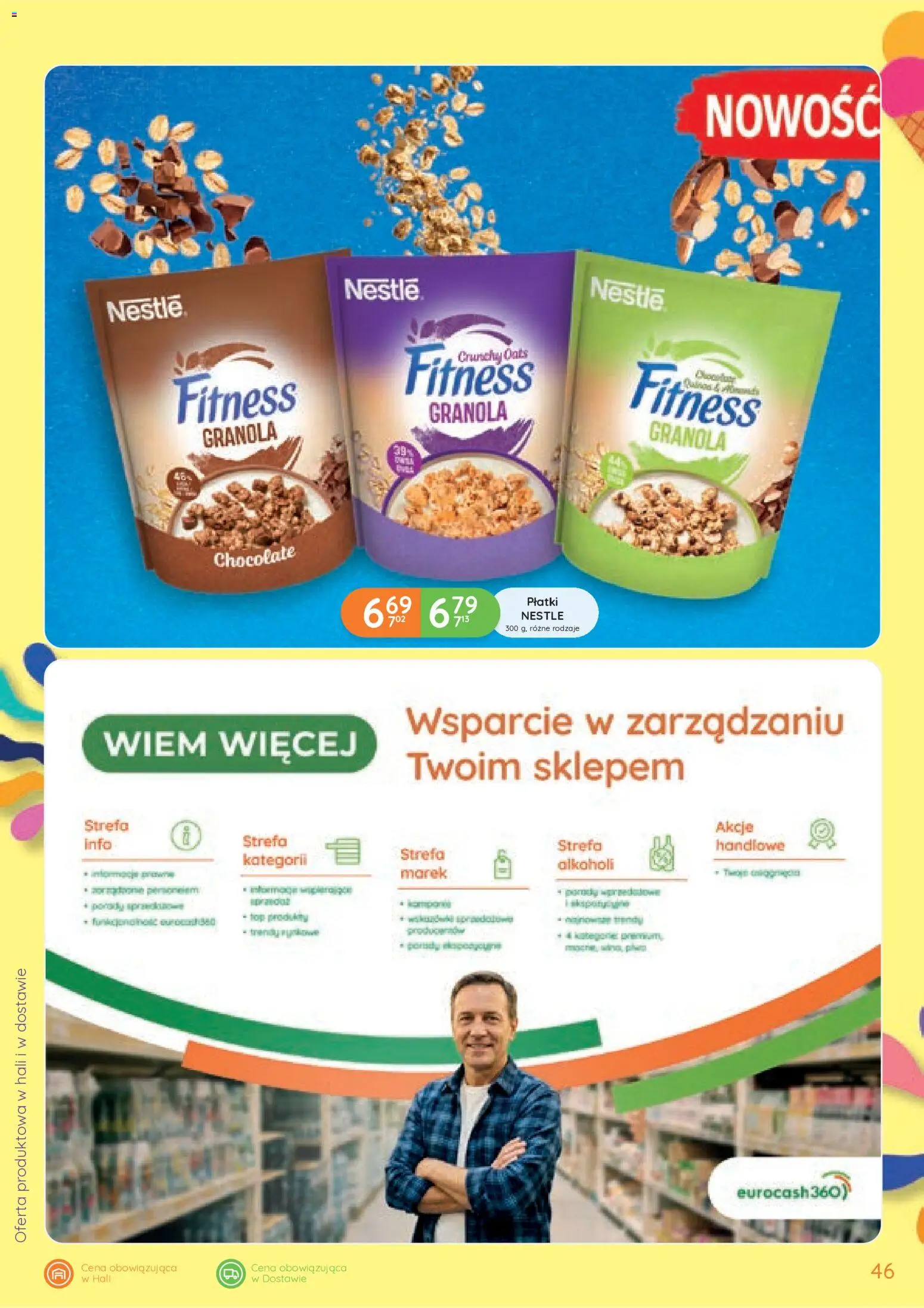 Eurocash gazetka od 25.06.2026 | Strona: 46 | Produkty: Top, Granola, Płatki