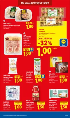 Anteprima del volantino Stracchino con fermenti del Kefir, 160 g confezione valido a partire dal 10/09/2026 | Pagina: 9