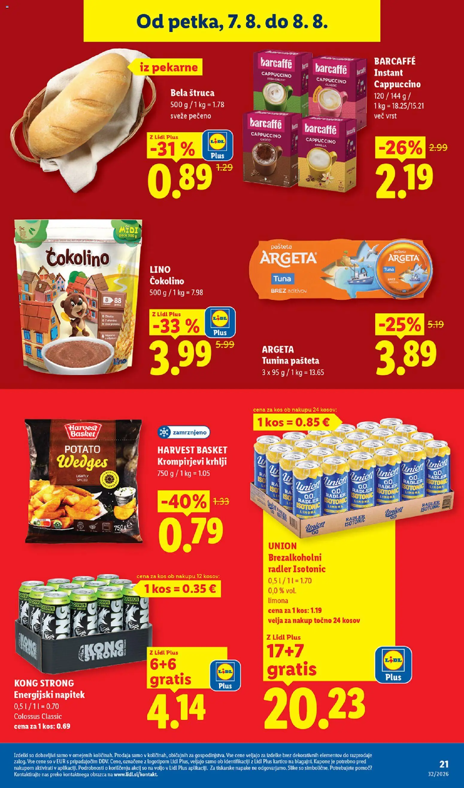 Novi Lidl katalog ponudbe – veljaven od 06.08.2026 | Stran: 41 | Izdelki: Tuna, Pašteta, Kos, Čokolino