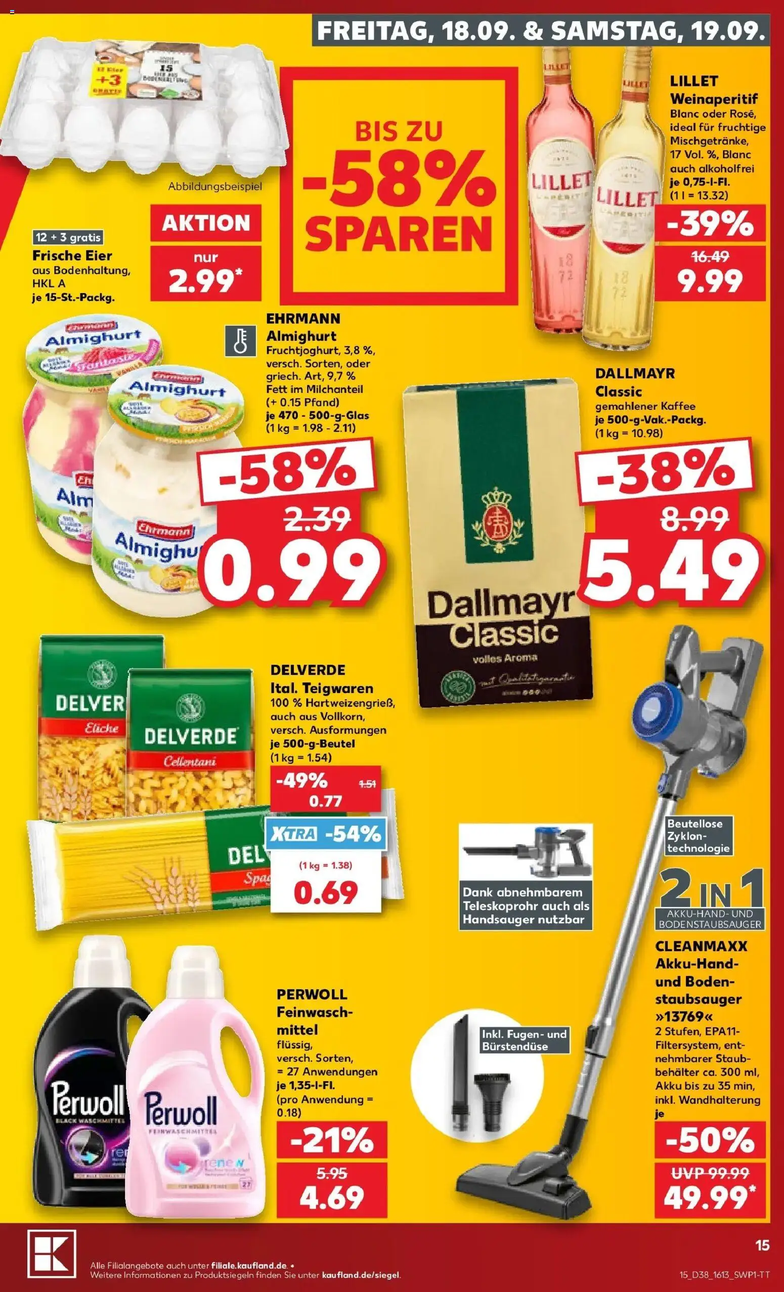 Prospekt Kaufland ab 14.09.2026 » Angebote Online zum Blättern | Seite: 27 | Produkte: Staubsauger, Eier, Kaffee, Gemahlener Kaffee