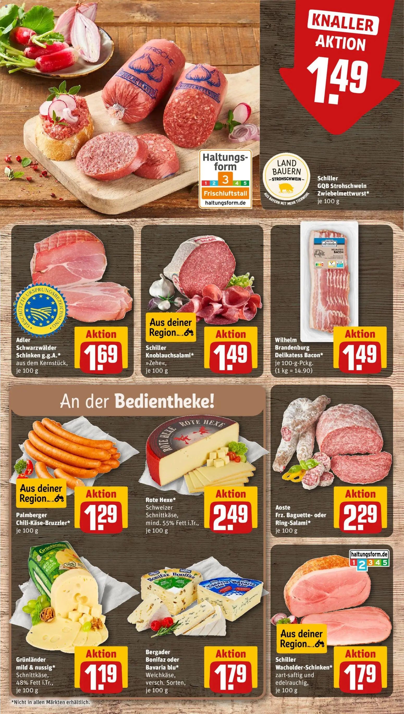 {H1} | Pagina: 9 | Producten: Schiller, Baguette, Bacon