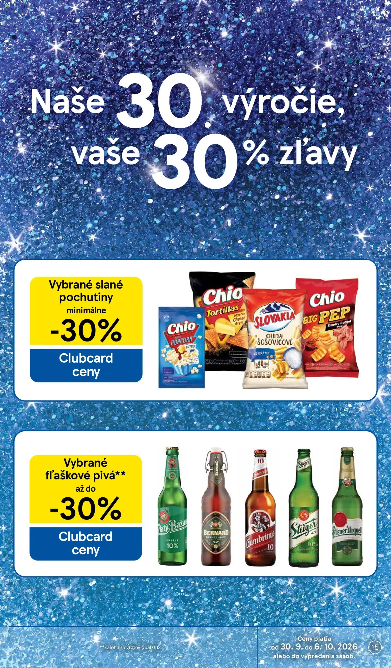 Nové Tesco akcie – leták je platný od 30.09.2026 | Strana: 15
