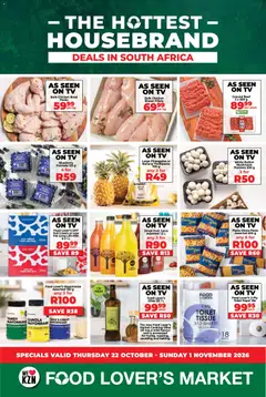 Food Lover's Market specials catalogue – valid from 22/10/2026