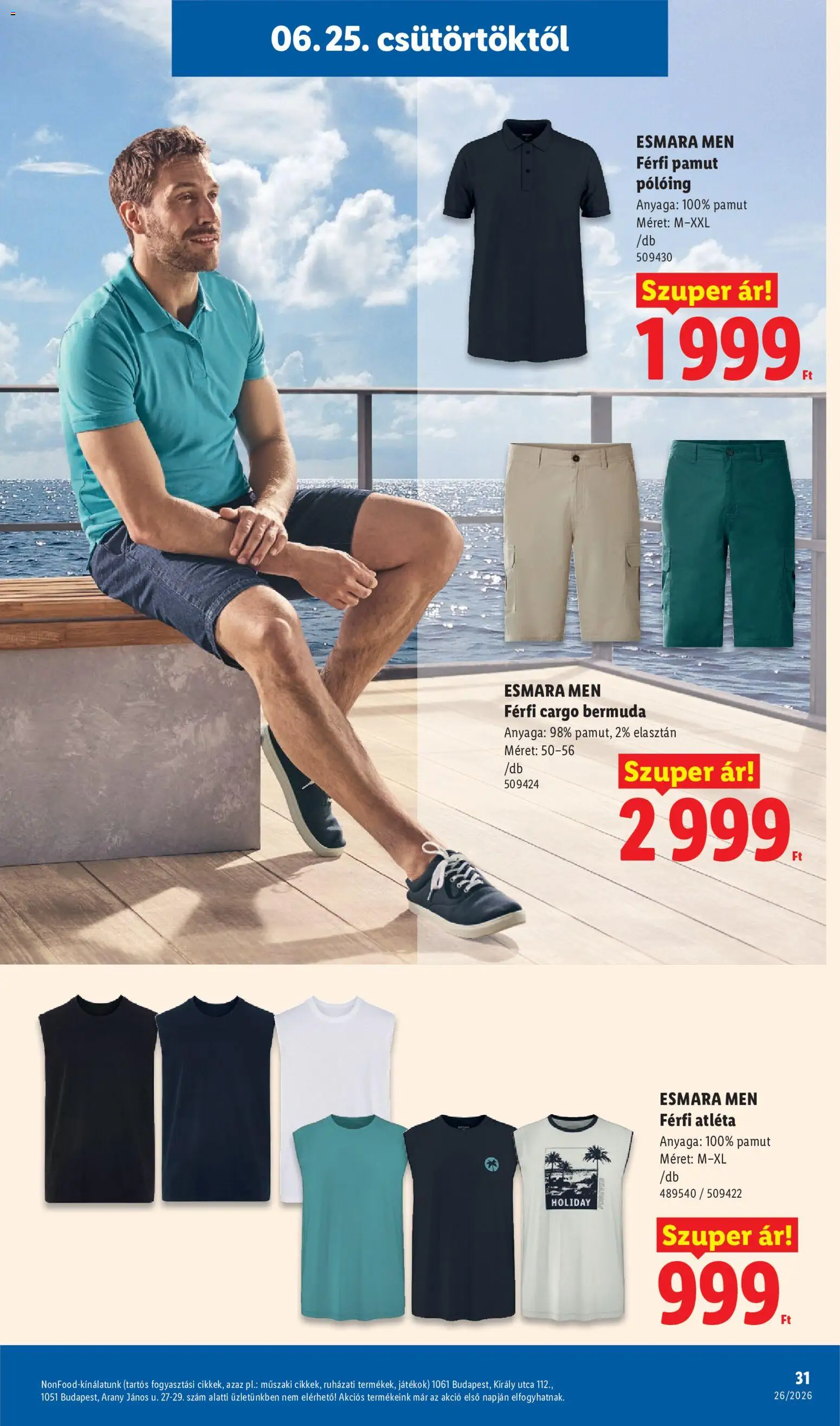 Lidl akciós ujság - amely érvényes a következő dátumtól: 25.06.2026 | Oldal: 31